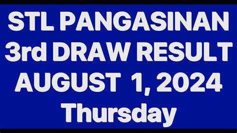 stl pangasinan result today 3rd draw|STL PANGASINAN RESULT TODAY 3RD DRAW 8:45PM .